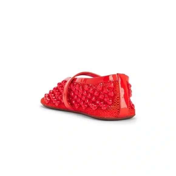 Alaia red ballerina flats size 40 NEW Authentic - Picture 2 of 6